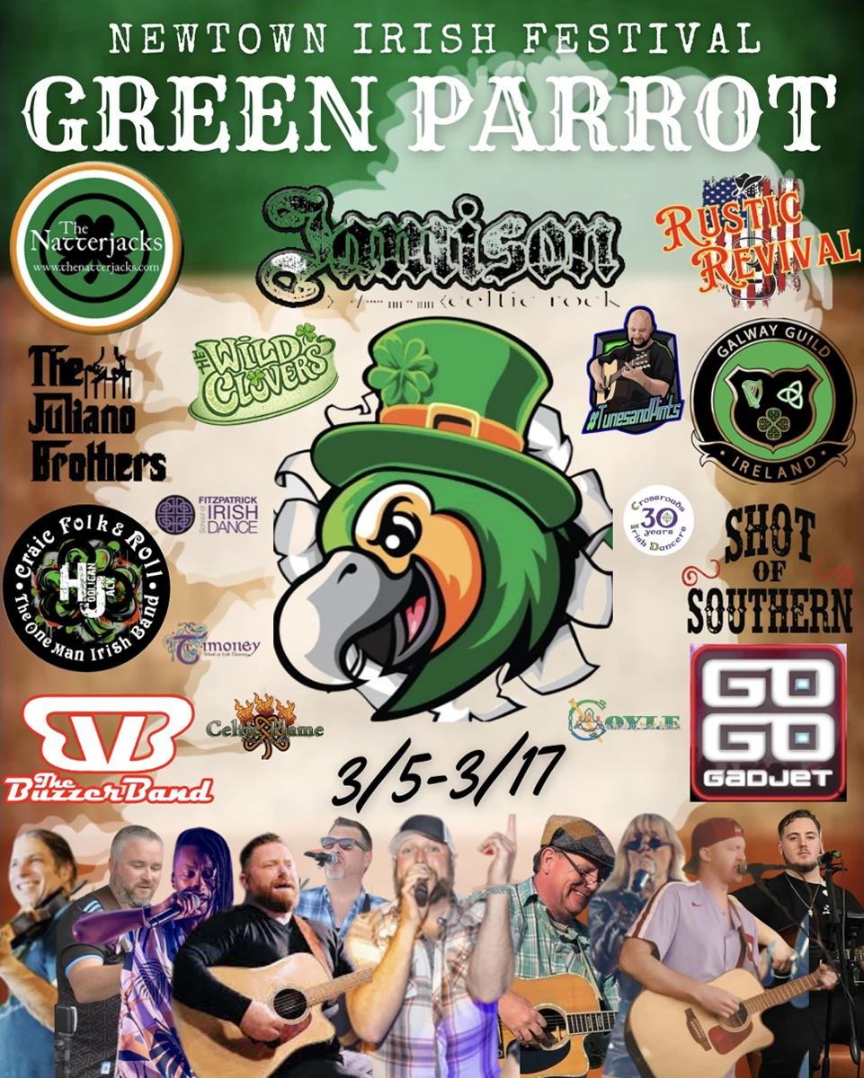 2026 Green Parrot Irish Festival Flyer 2026 Green Parrot Irish Festival Flyer